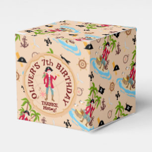 Pirate Boy Treasure Map Fun Birthday Party Favour Box