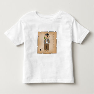 Pirate Boy with Map Toddler T-Shirt