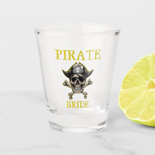 Pirate BRIDE Gold Shot Glass
