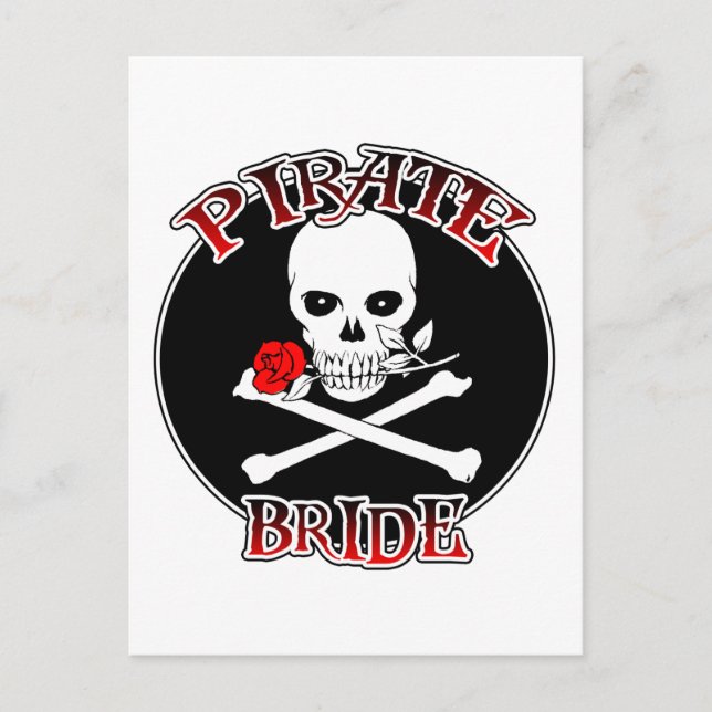 Pirate Bride Postcard (Front)