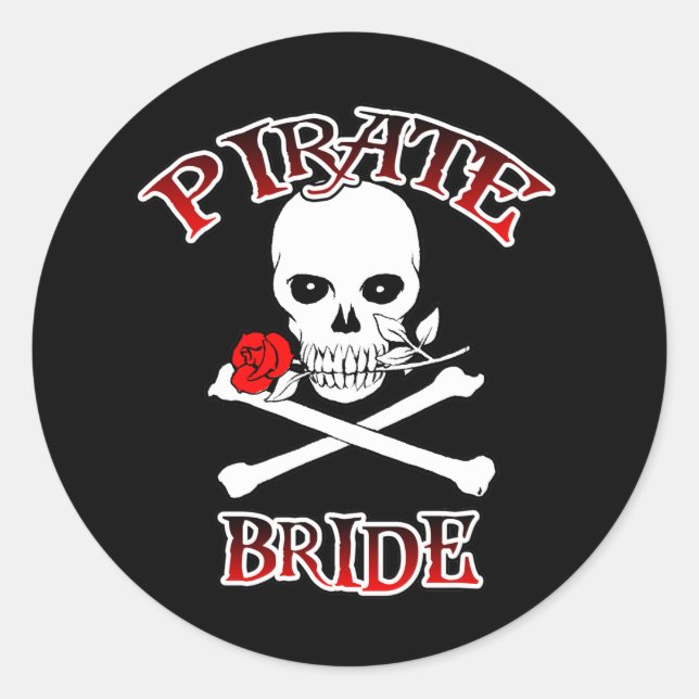 Pirate Bride Sticker (Front)
