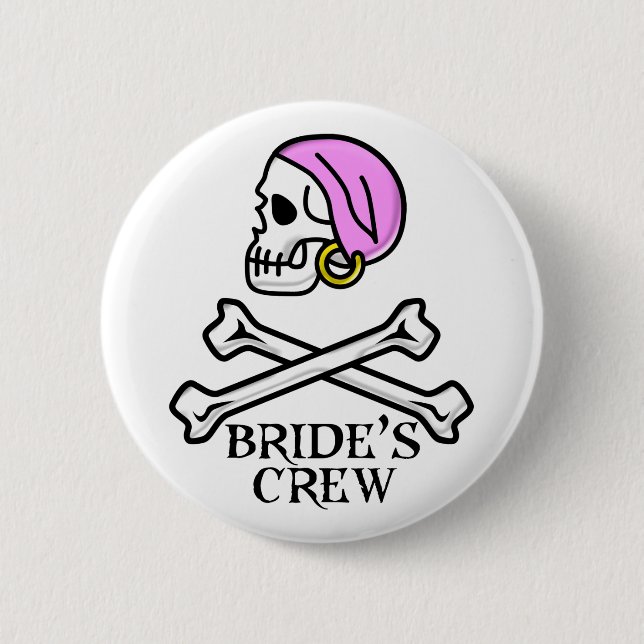 Pirate Bride's Crew Button (Front)
