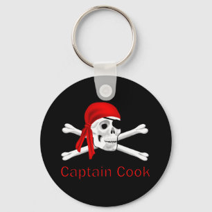 Pirate Captain Cook Keychain
