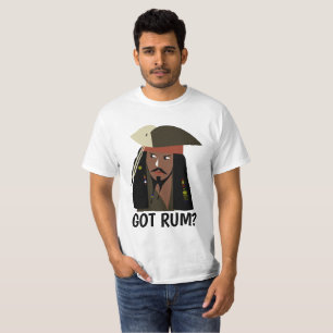 PIRATE CAPTAIN DAD GOT RUM? T-SHIRTS