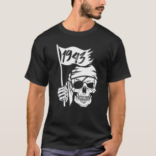 Pirate captain flag costume and Born in 1943 T-Shirt