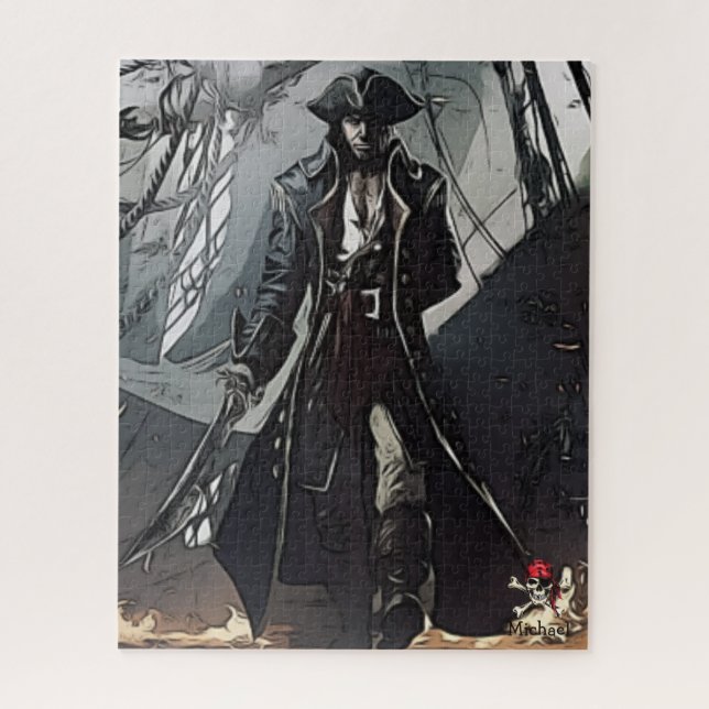 Pirate Captain Jigsaw Puzzle (Vertical)