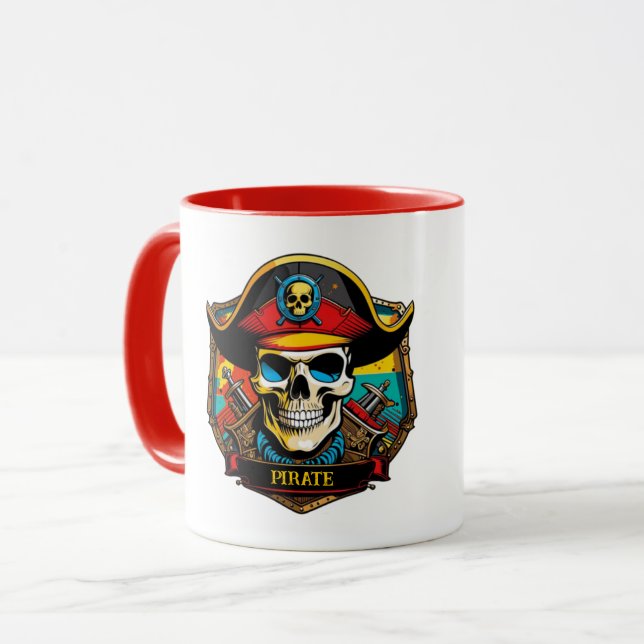 Pirate Captain Mug (Front Left)