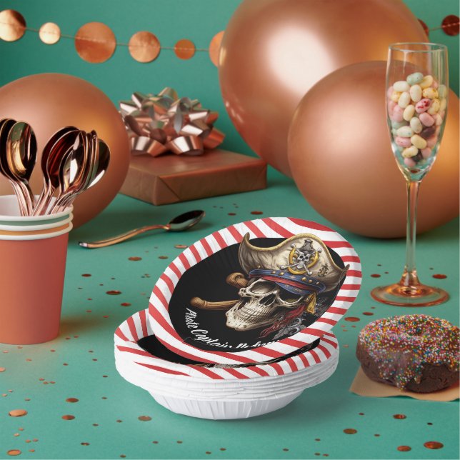 Pirate Captain Paper Plate (Multi)