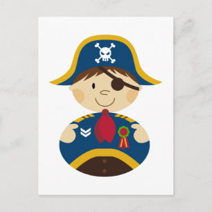 Pirate Captain Postcard