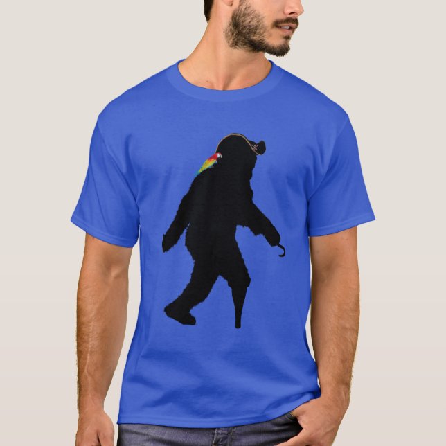 Pirate Captain Sasquatch T-Shirt (Front)