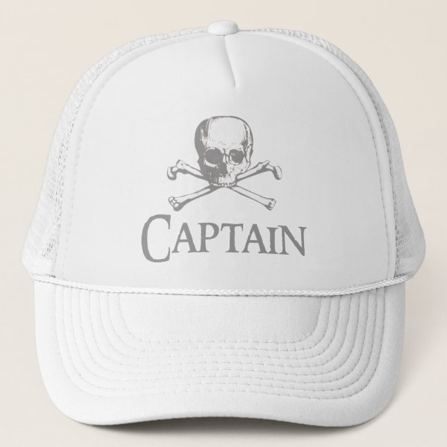 Pirate Captain Trucker Hat (Front)