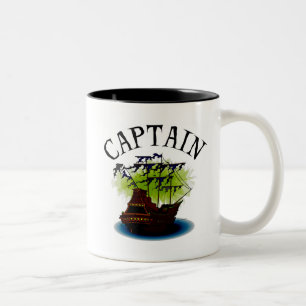 Pirate Captain Two-Tone Coffee Mug