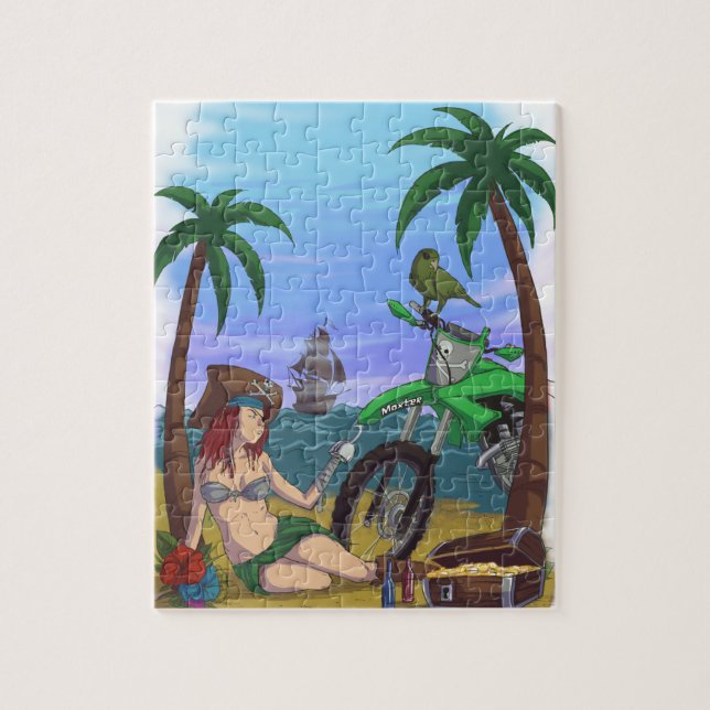 pirate caribbean jigsaw puzzle (Vertical)
