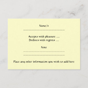 Pirate Cartoon. RSVP Card