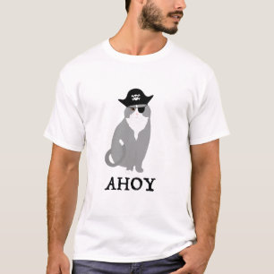 Pirate Cat Ahoy T-Shirt