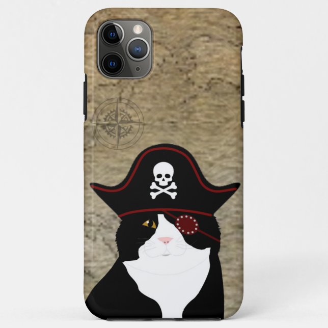 Pirate Cat iPhone Case (Back)