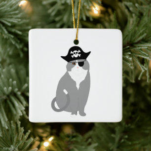 Pirate Cat Ornament