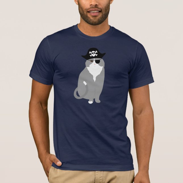 Pirate Cat T-Shirt (Front)