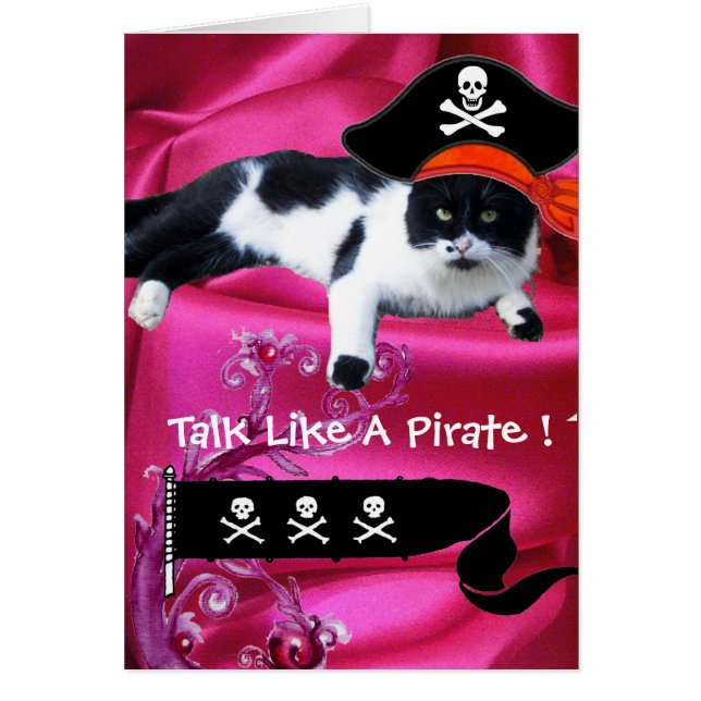 PIRATE CAT ,Talk Like A Pirate Day (Front)