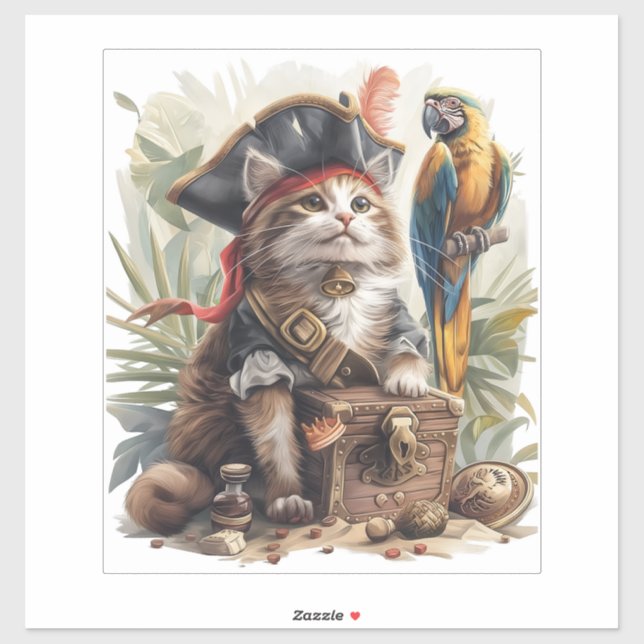 Pirate Cat Treasure (Sheet)