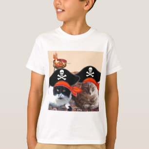 PIRATE CATS ,Talk like a Pirate Day T-Shirt