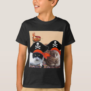 PIRATE CATS ,Talk like a Pirate Day T-Shirt