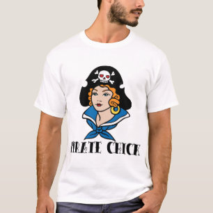 Pirate Chick Tattoo T-Shirt