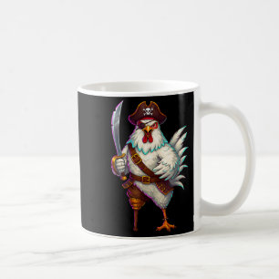 Pirate Chicken Funny Halloween Costume for Men Coffee Mug