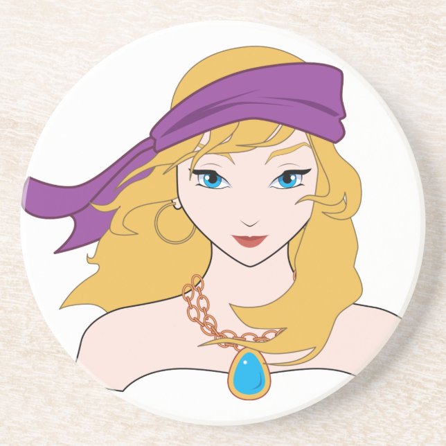 Pirate Chicks Rock Coaster (Front)