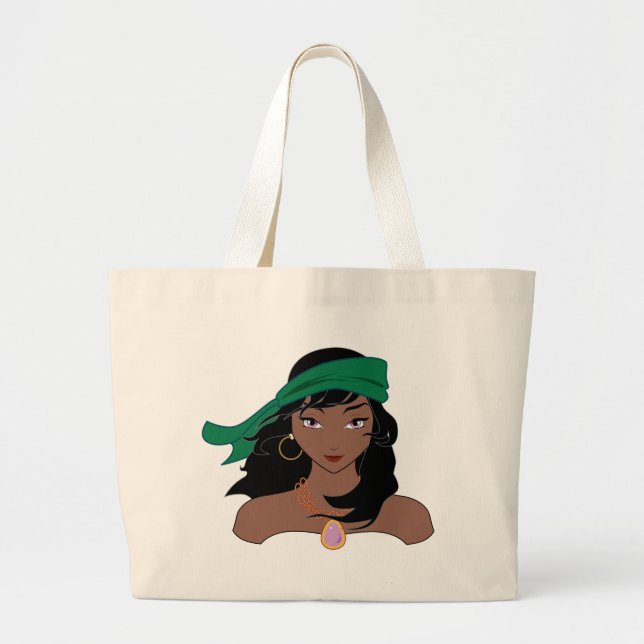 Pirate Chicks ROCK! Large Tote Bag (Front)