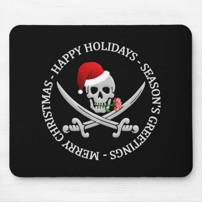 Pirate Christmas mousepad (Front)