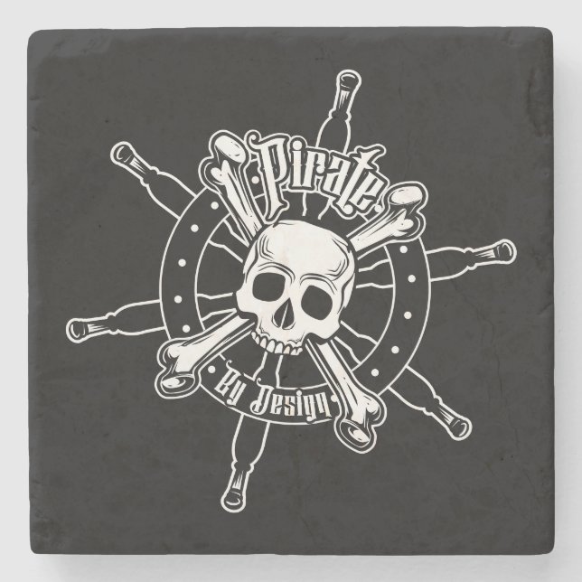 Pirate Coaster Stone (Front)