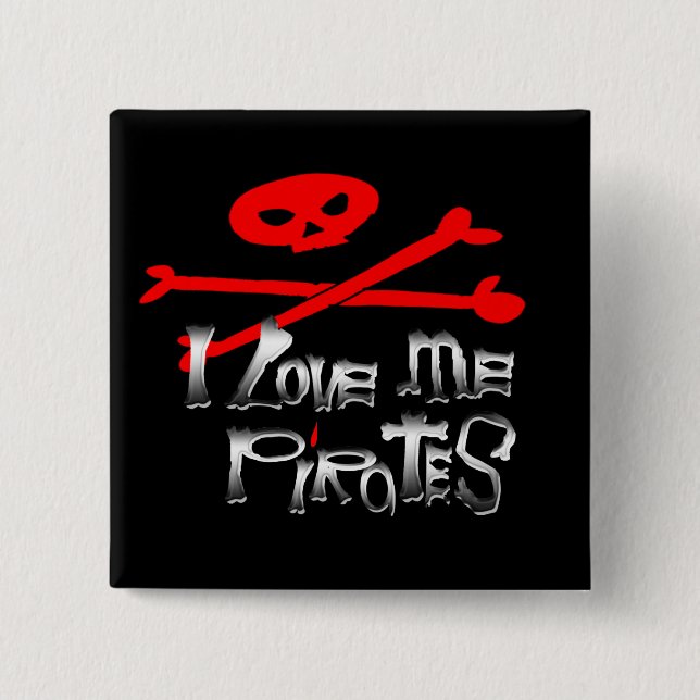 Pirate Contest!!! 15 Cm Square Badge (Front)
