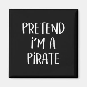 Pirate Costume Party Co. Uni-all Ages Funny Hallow Magnet