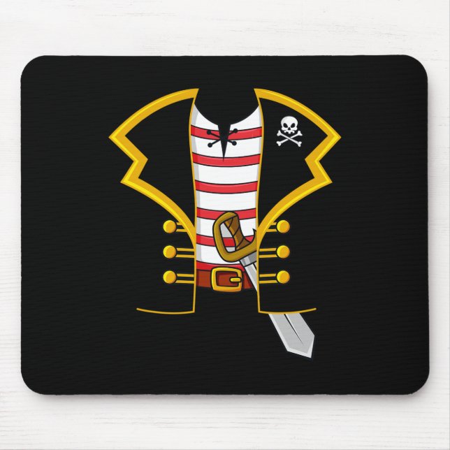 Pirate Costume Party Halloween  Mouse Pad (Front)