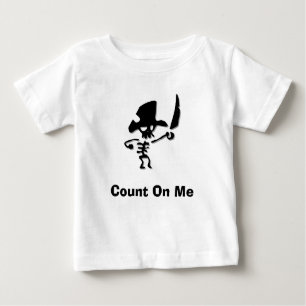 Pirate Count On Me Baby T-Shirt
