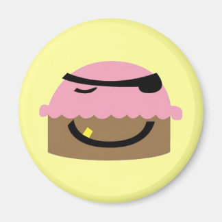 Pirate Cupcake Magnet