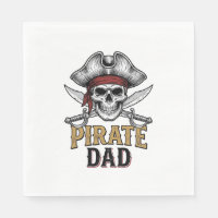 Pirate Dad Skull Sword Vintage Engraving Shirt_1