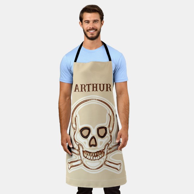  Pirate Day,personalised Apron (Worn)