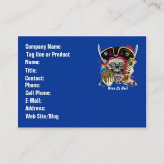 Pirate Days Dual Logo Bicentennial  Pls View Notes Business Card