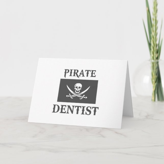Pirate Dentist Card (Front)