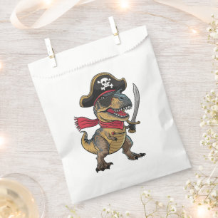Pirate Dinosaur T-Rex Funny Halloween Costume Favour Bag
