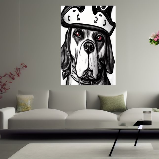 Pirate Dog | AI Art Poster (Creator Uploaded)