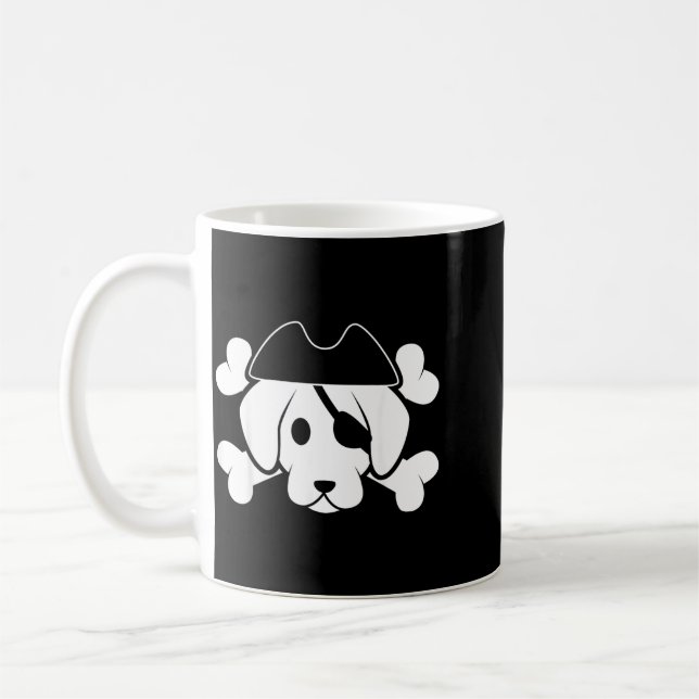 Pirate Dog Coffee Mug (Left)