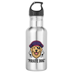 Pirate Dog Vintage Engraving Shirt Design_1 532 Ml Water Bottle