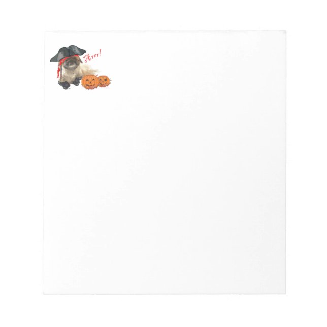 Pirate Doggie Notepad (Front)