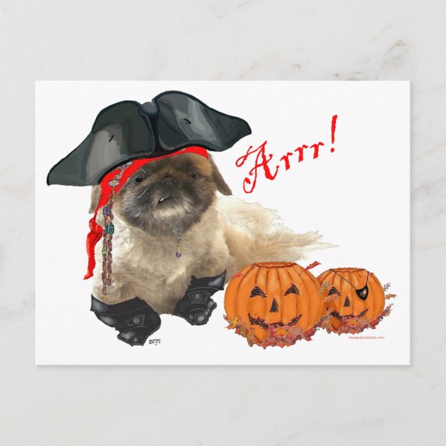 Pirate Doggie Postcard (Front)