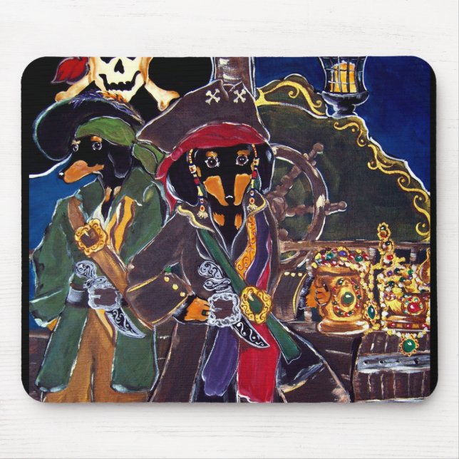 Pirate Doxies Mouse Pad (Front)