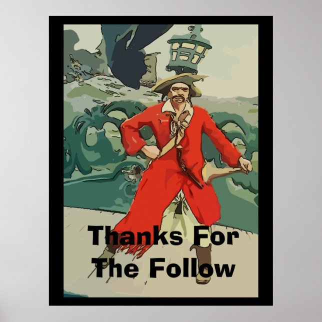 Pirate, Edit Text Sign (Front)