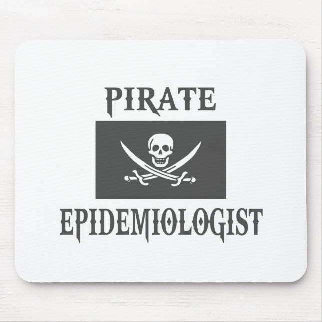 Pirate Epidemiologist Mouse Pad (Front)